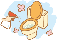 EMWはトイレの消臭に抜群の効果を発揮！
